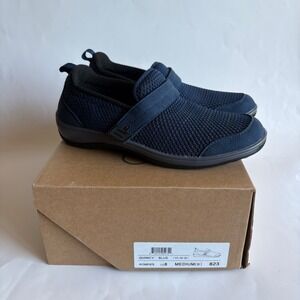 Quincy Women's Athletic Slip-On Shoes in Navy Blue